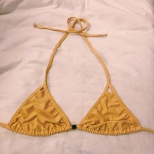 MORA GIRLS BIKINI TOP YELLOW SZ: XL